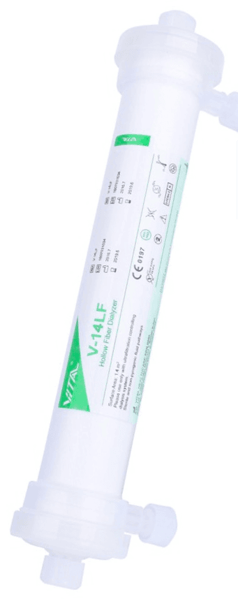 VITAL Hollow Fiber Dialyzer — LF Series (Single Use)